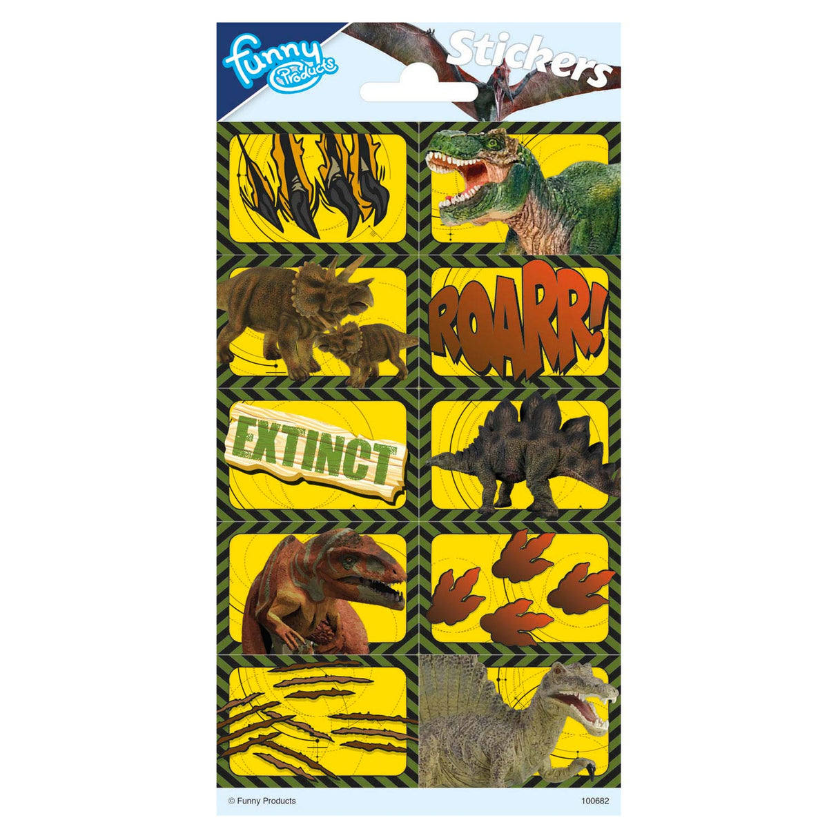 Stickervel Dino's