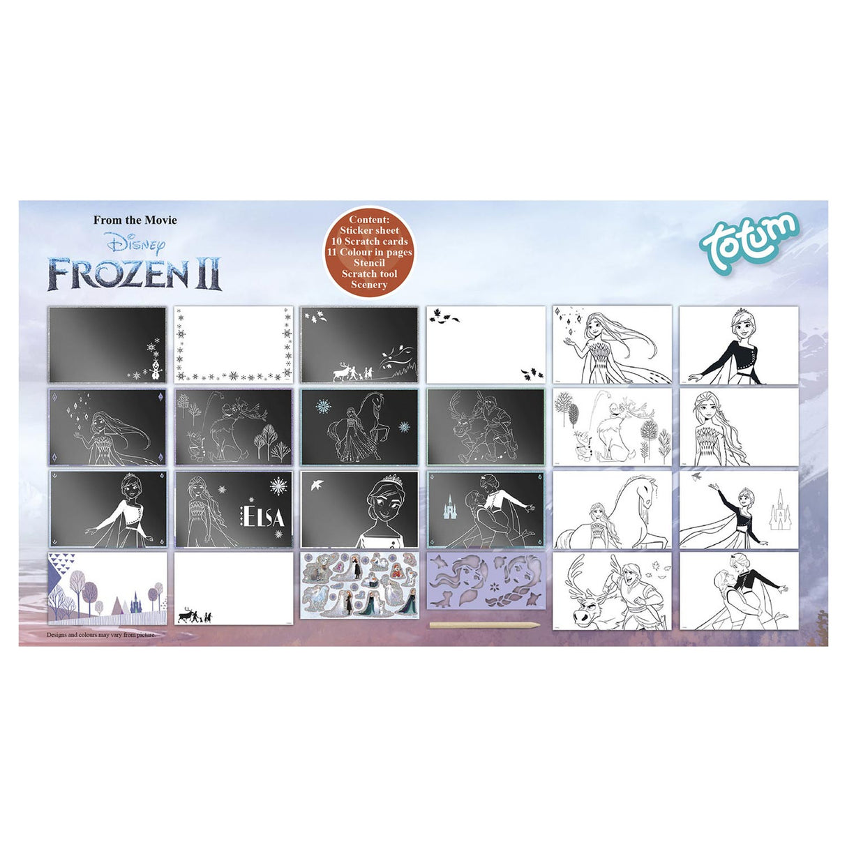 Totum Totum Frozen Scratchboek