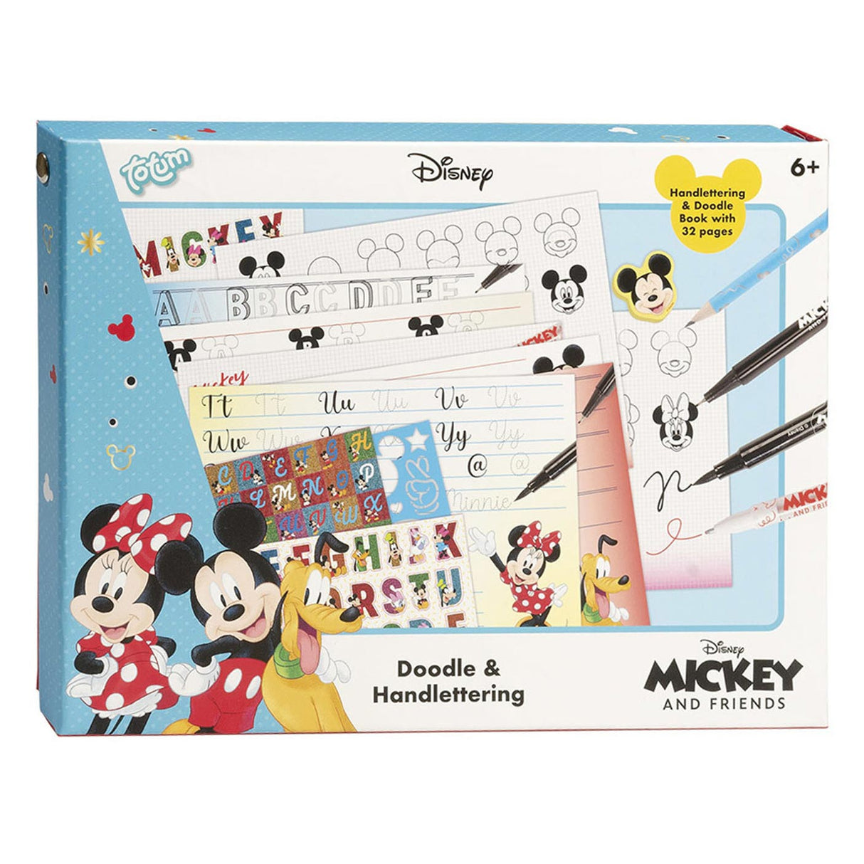 Totum Mickey Mouse - Doodle Handletering Set