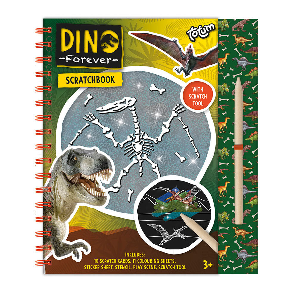 Totum dino forever - scratch book