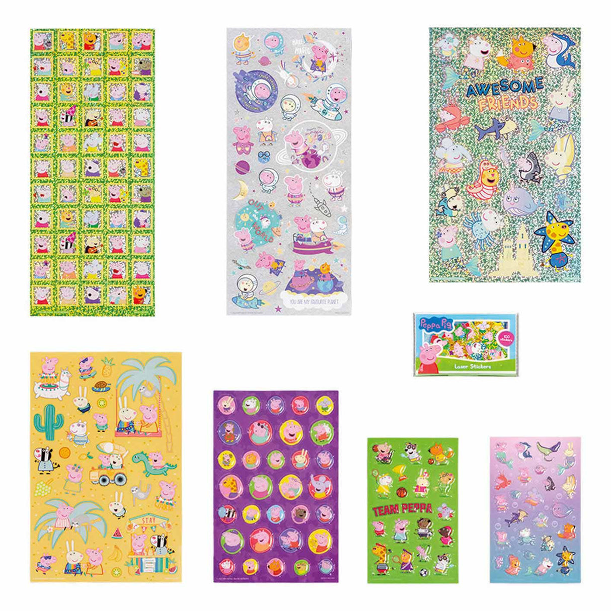 Totum super sticker set - peppa pig