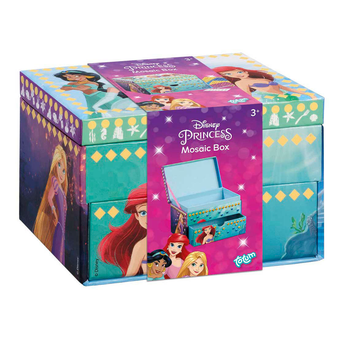 Totum Disney Prinzessin Mosaik Bijoue Box maachen