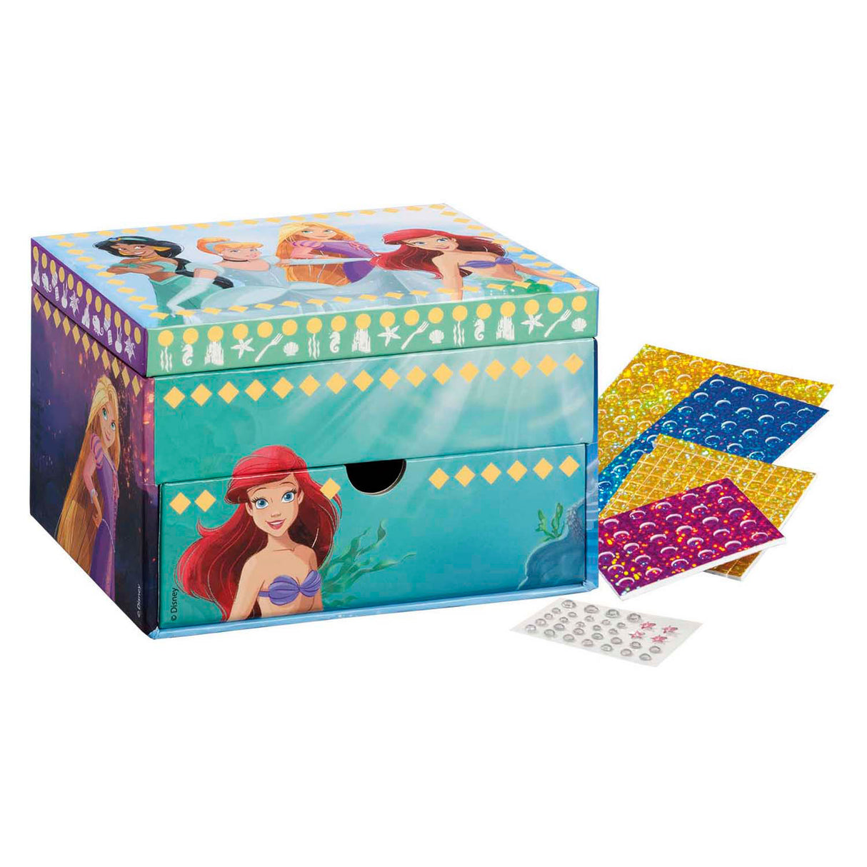 Totum Disney Princess Mosaic Jewelry Box machen