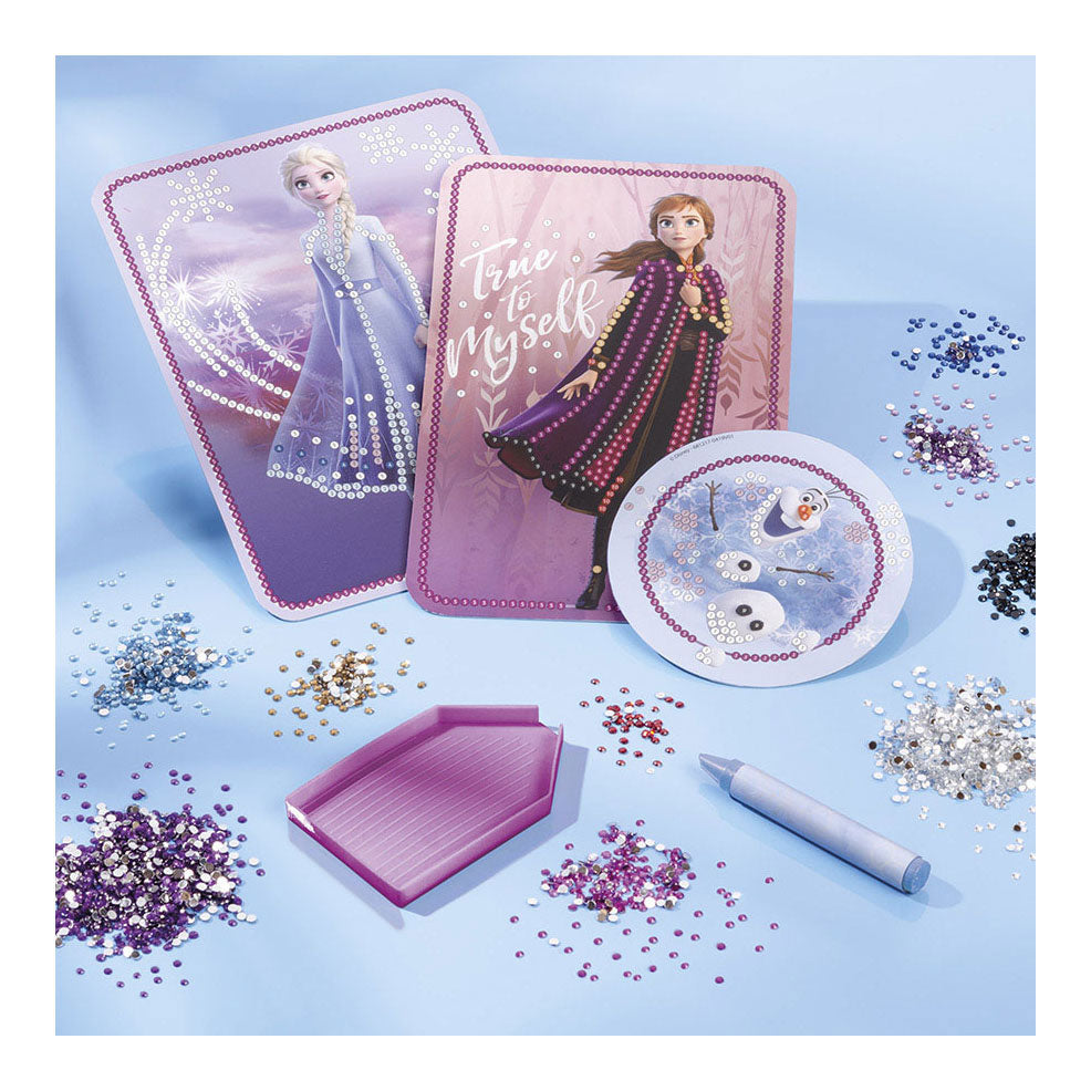 Totum 2in1 Frozen Diamond Painting en Armbanden Maken Knutselset