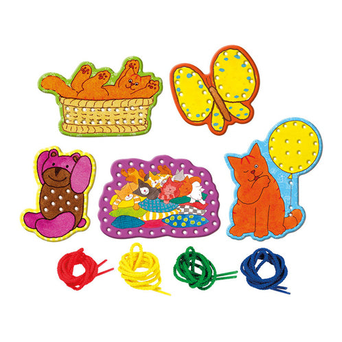 Bambolino Toys Threading Cards Set Dikkie Dik