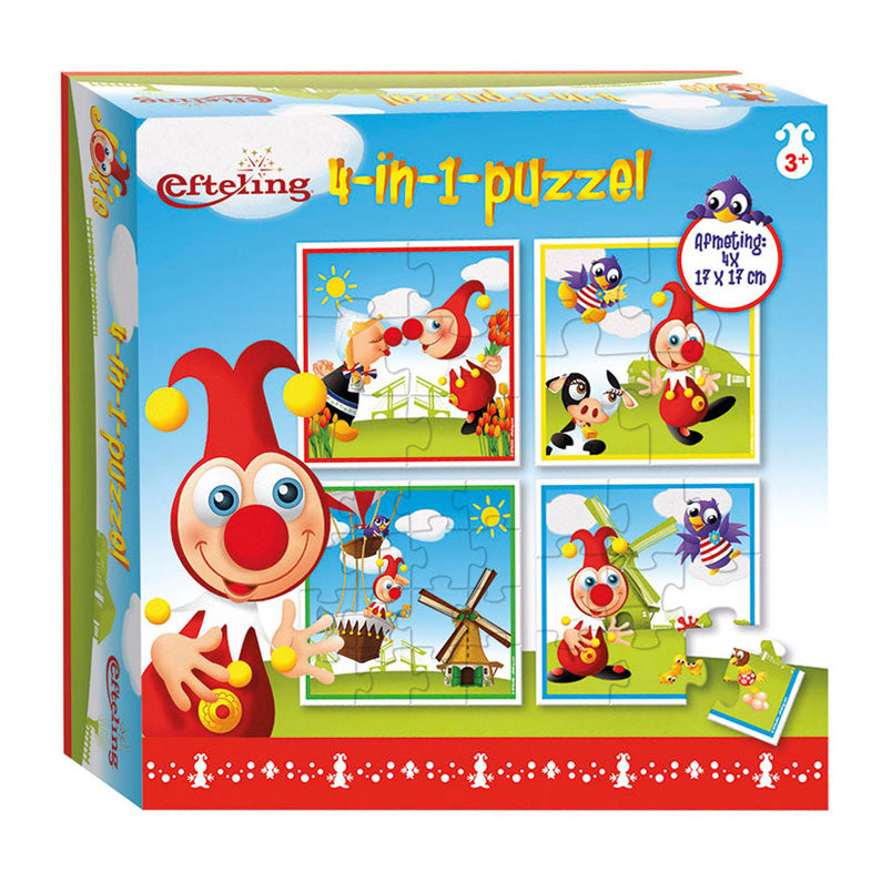 Bambolino Toys 4in1 Puzzle Jokie, 16e.