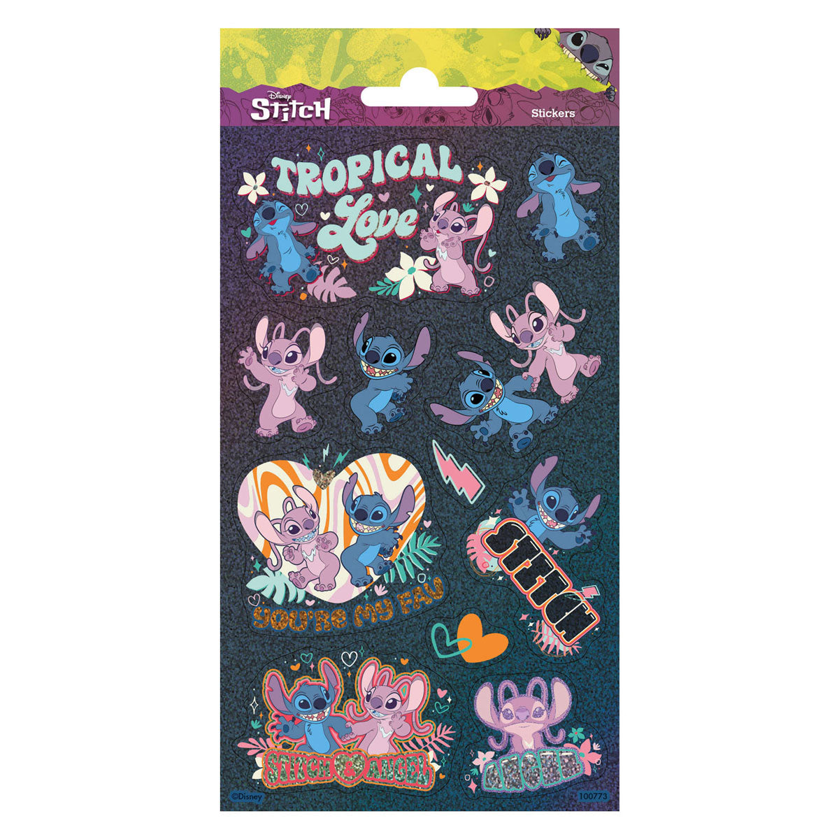 Totum sticker sheet laser stitch