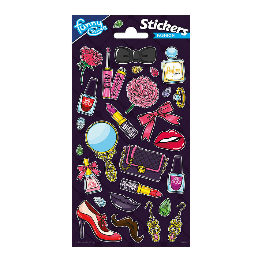 Totum stickervel glitter fashion