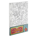 Creative craft group schilderen op nummer canvas kerstmis - a4
