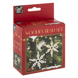 Creative craft group houten kralen kersthangers set kerstmis