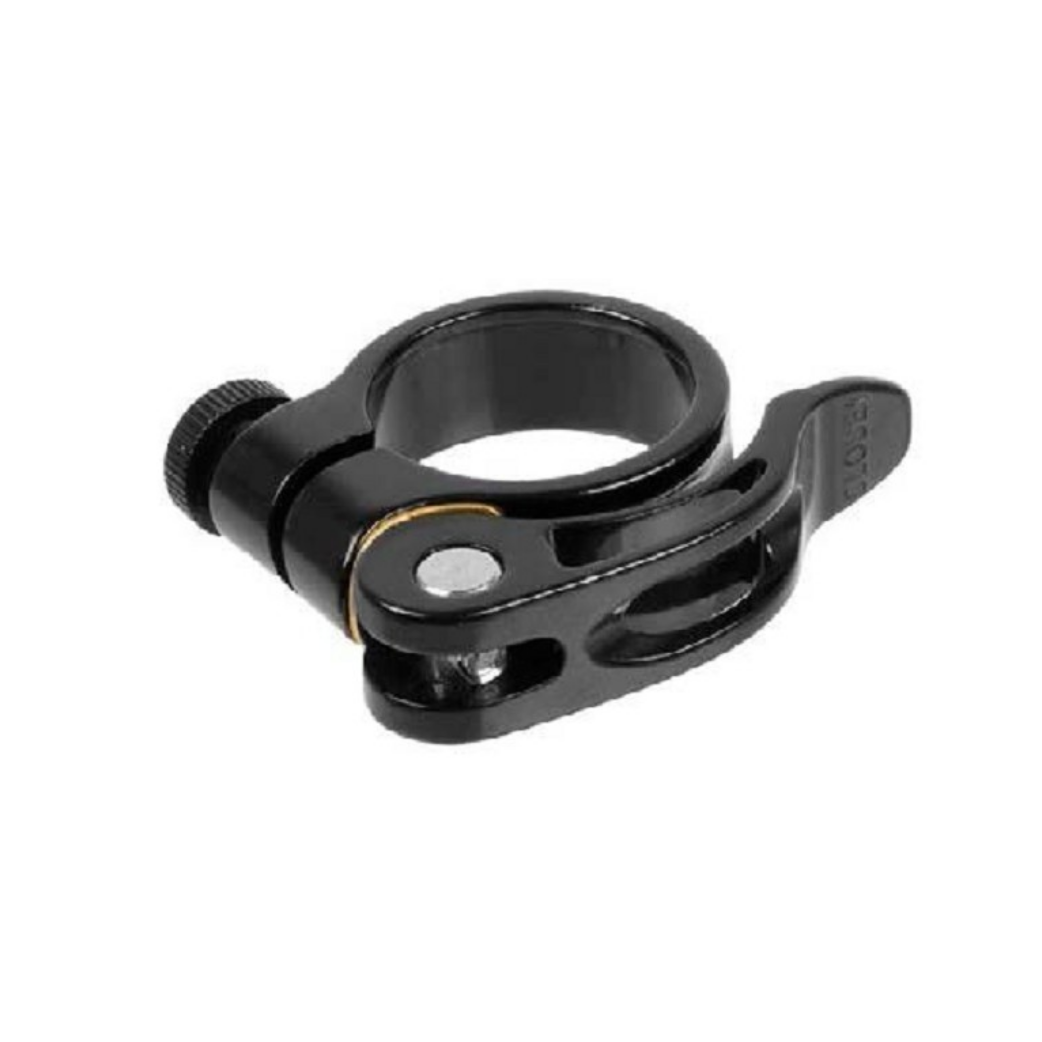 Seat pen clamp with quick -tensioner 35mm, black