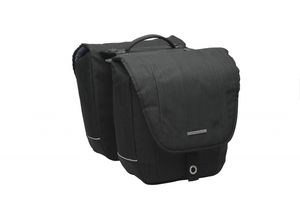 Nové looxs Avero Double Bicycle Bag - Black - Polyester - Sporty - 25L