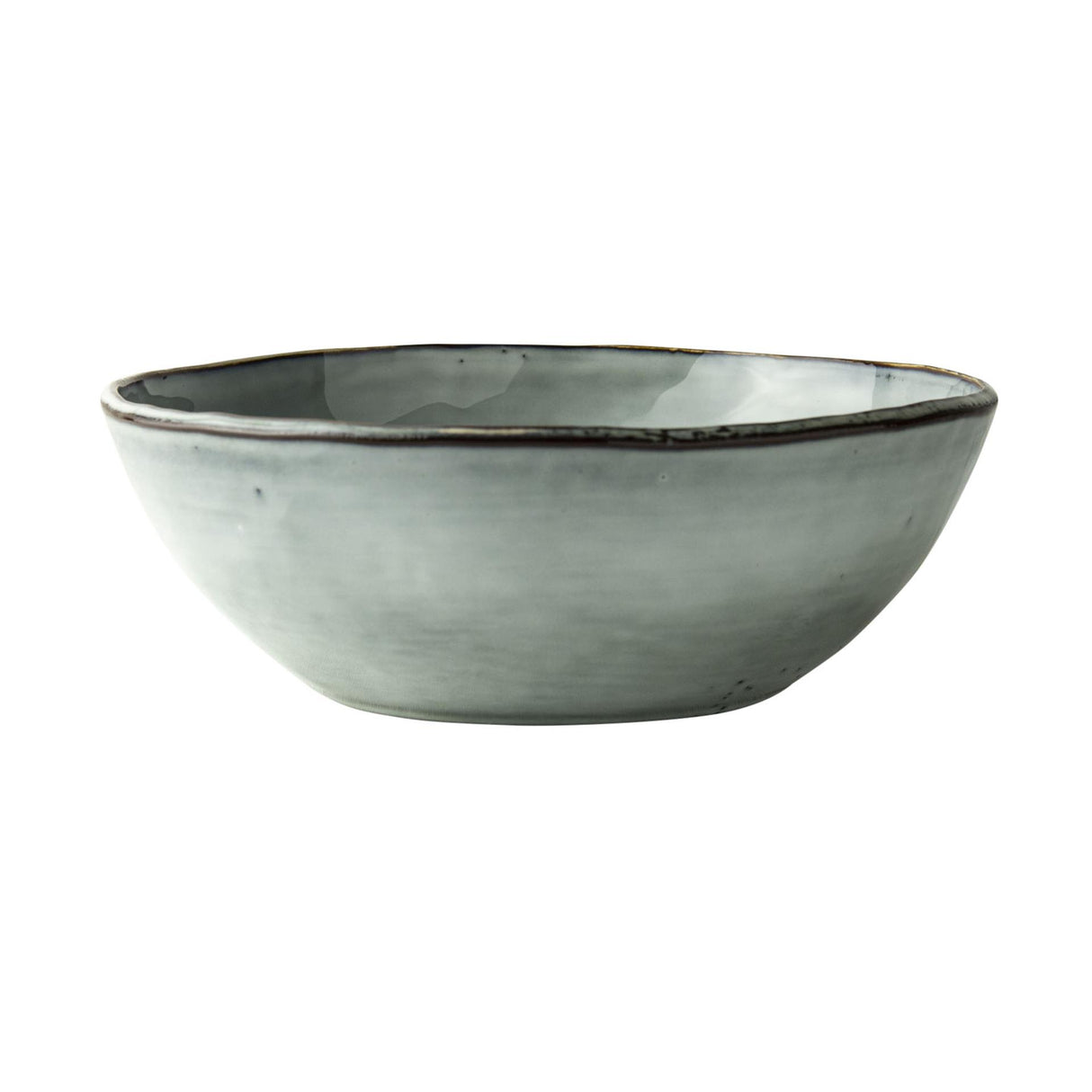 Dutch rose organic bowl 23cm blue 2 pcs