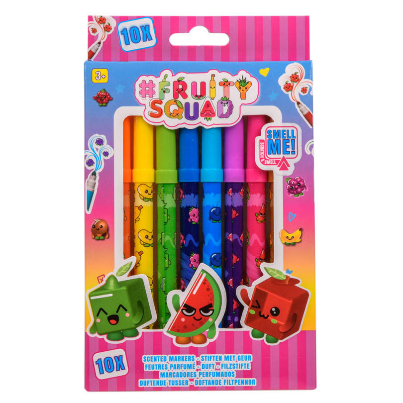 Canco Fruity Squad Markers Supertip med duft, 10.