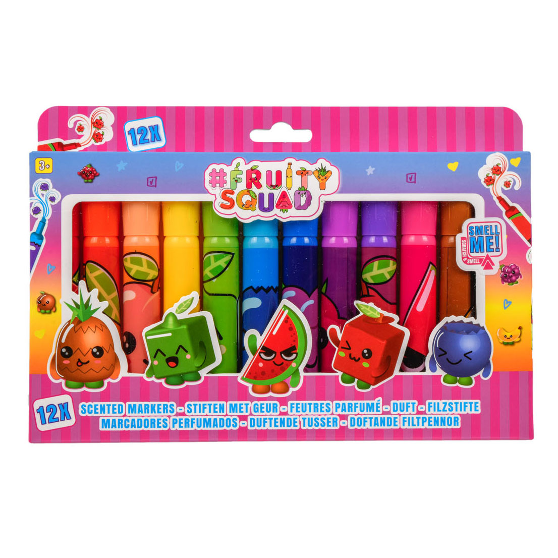 Canco Fruity Squad Markers Super Wide Point med duft, 12.