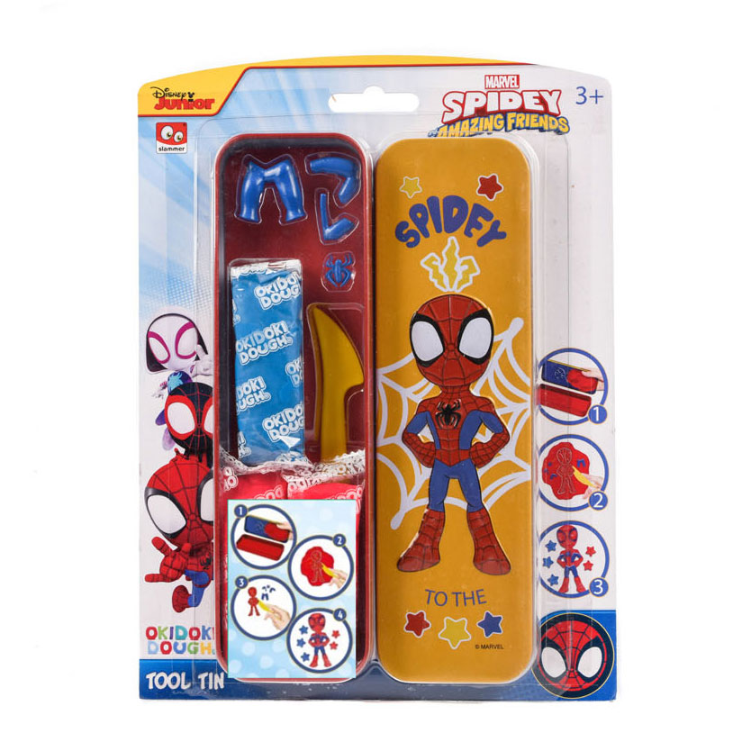 Canenco Spidey Okidoki Clay Storage Tiker 3D mit Zubehör