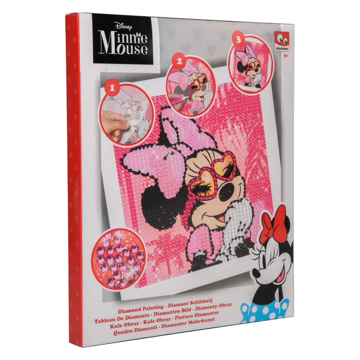 Pintura de diamantes de Minnie Mouse