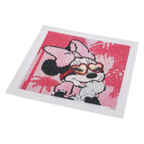 Minnie Mouse tapyba deimantais