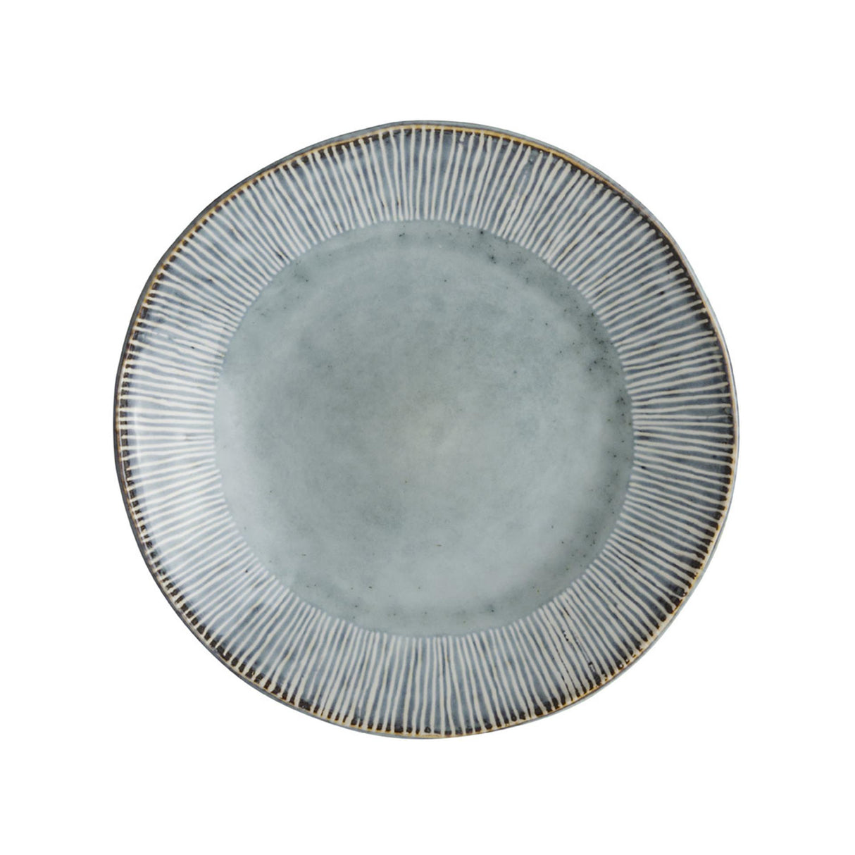 Dutch rose organic plate ã¸21.5cm blue box of 4 pieces