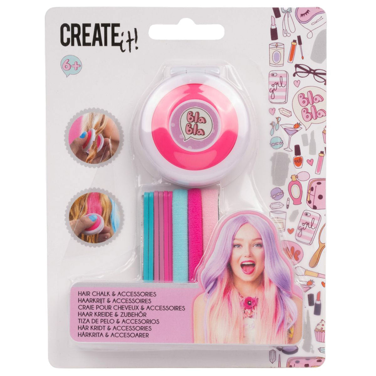 Create it! beauty hair chalk and hair accessories