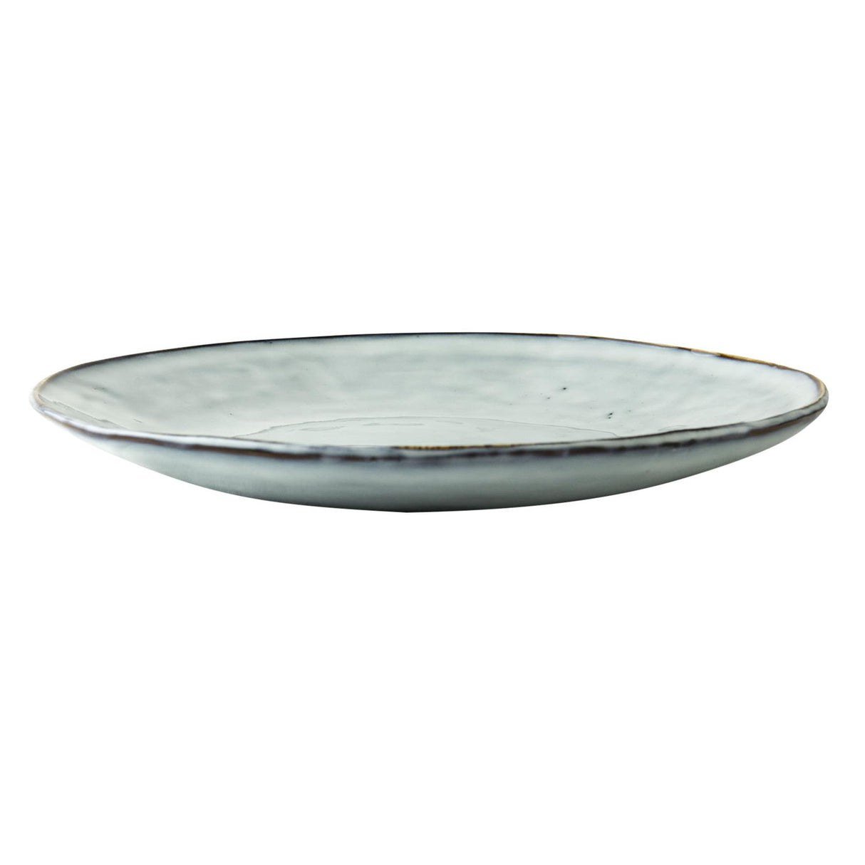 Dutch rose organic plate ã¸26.5cm blue box of 4 pieces