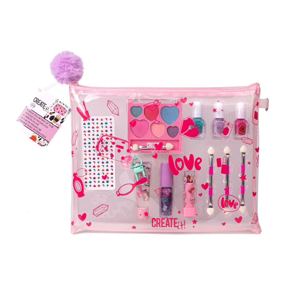 Create it! Beauty makeup bag with content