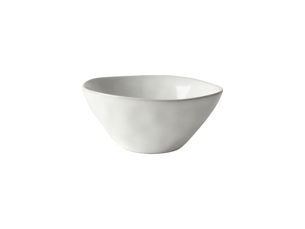 Dutch rose organic bowl ø11.5x5cm white 4 pcs