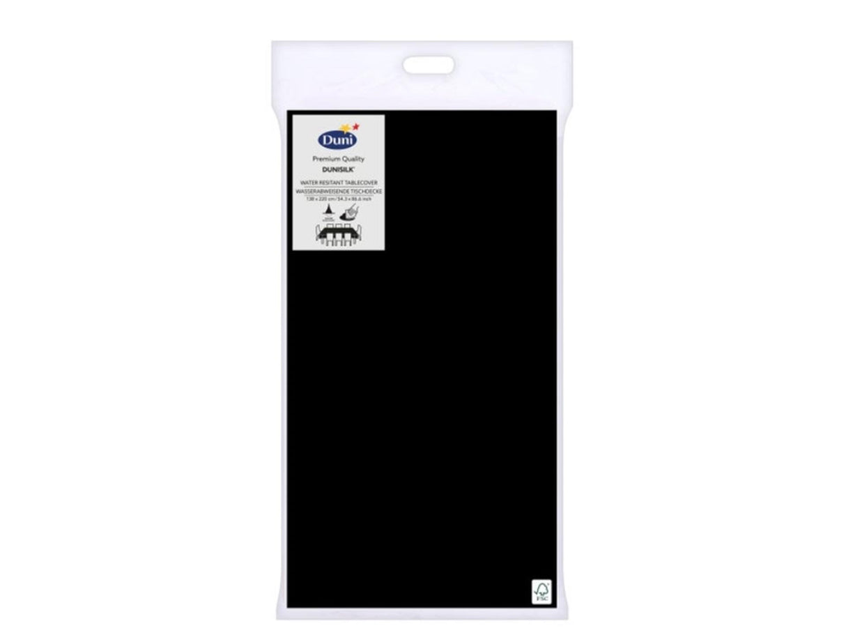 Duni duk sort 138x220cm