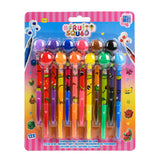 Fruity Squad Pompom Gel pens with scent, 12st.