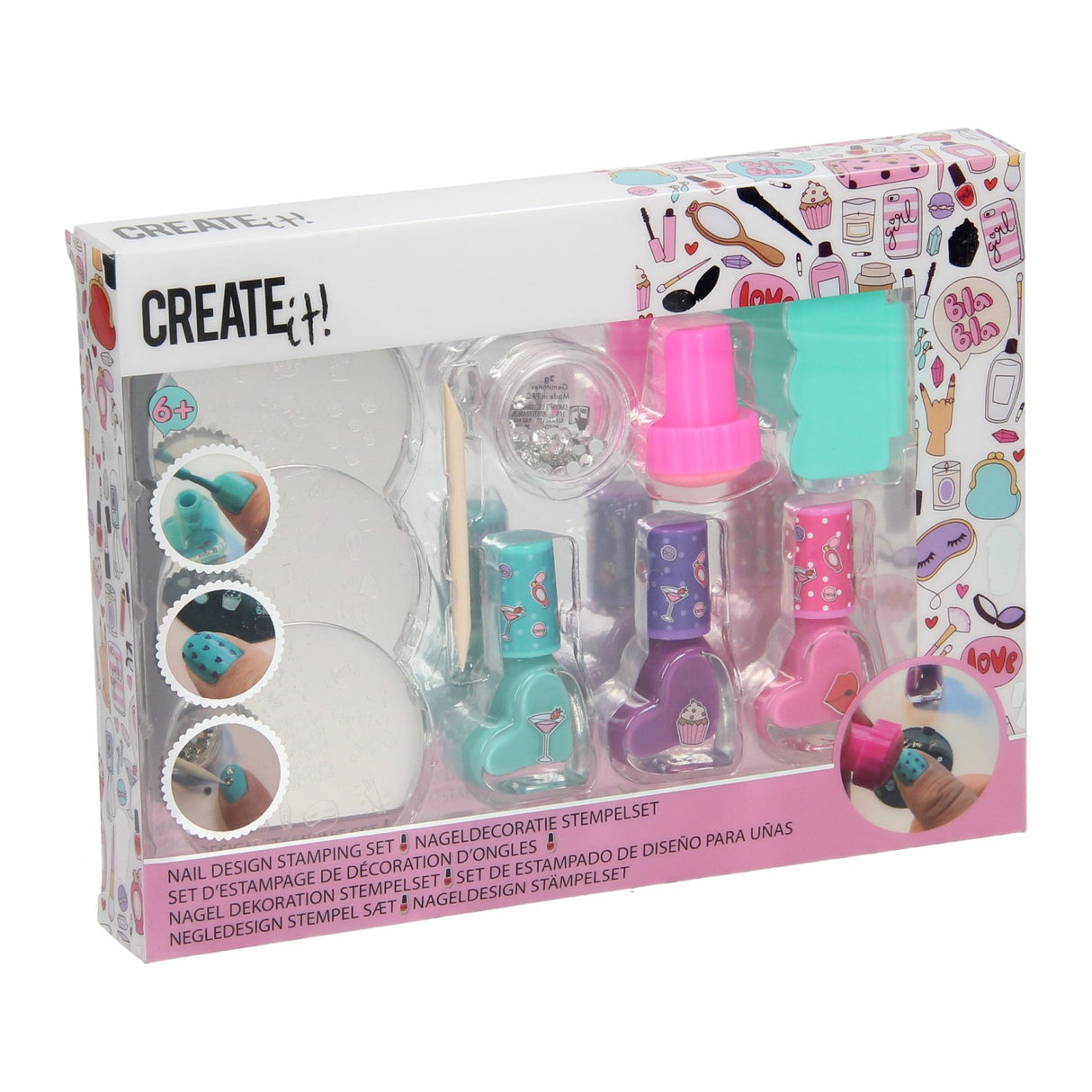 Skapa det! Beauty NageldeCoration Stamp Set