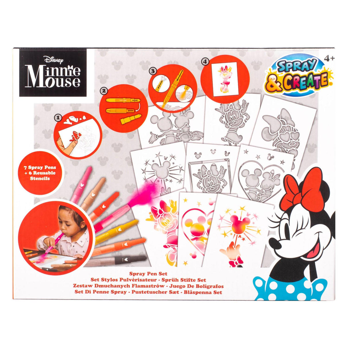 Canenco Minnie Mouse Blaaspissen Set