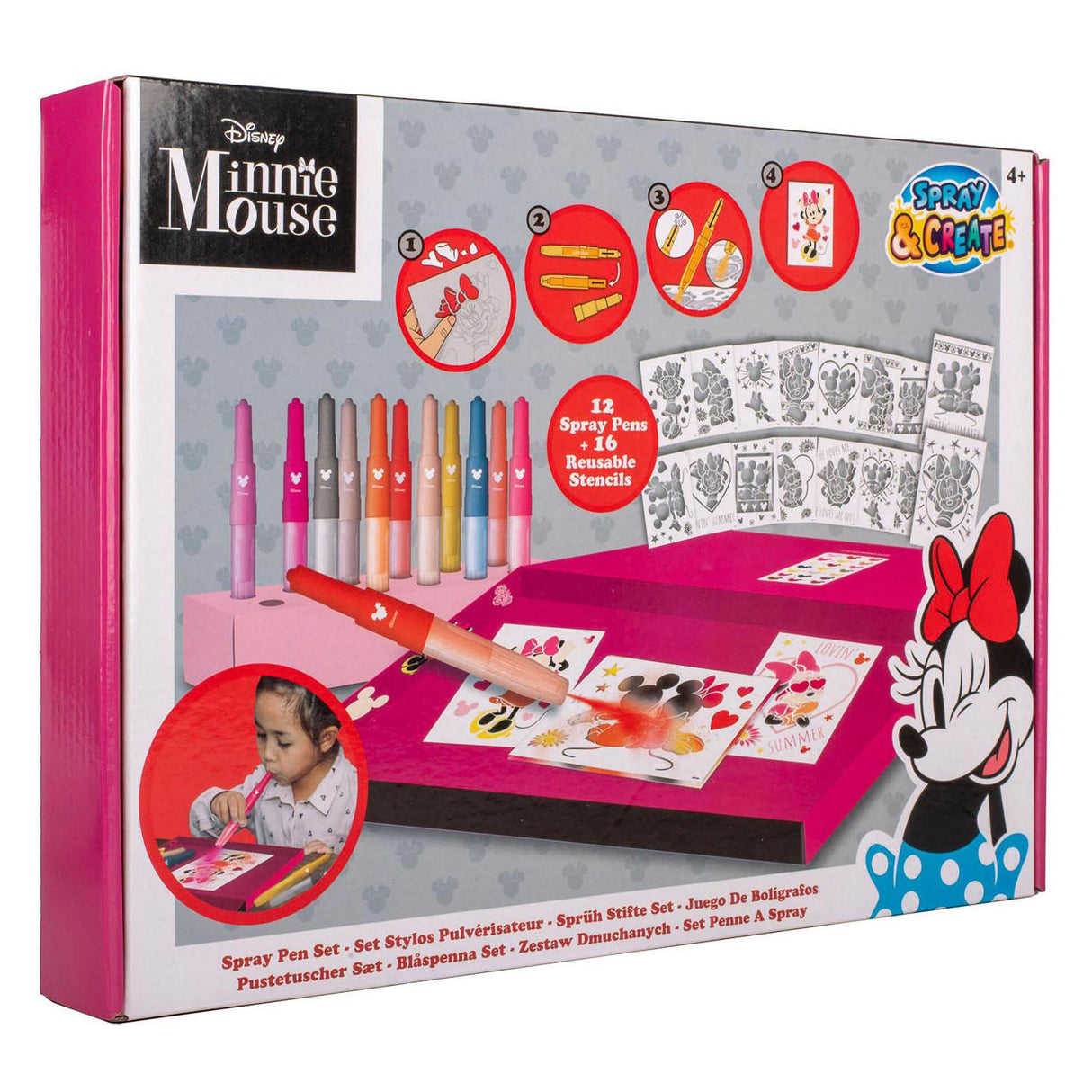 Canenco Minnie Mouse Blaaspissen set