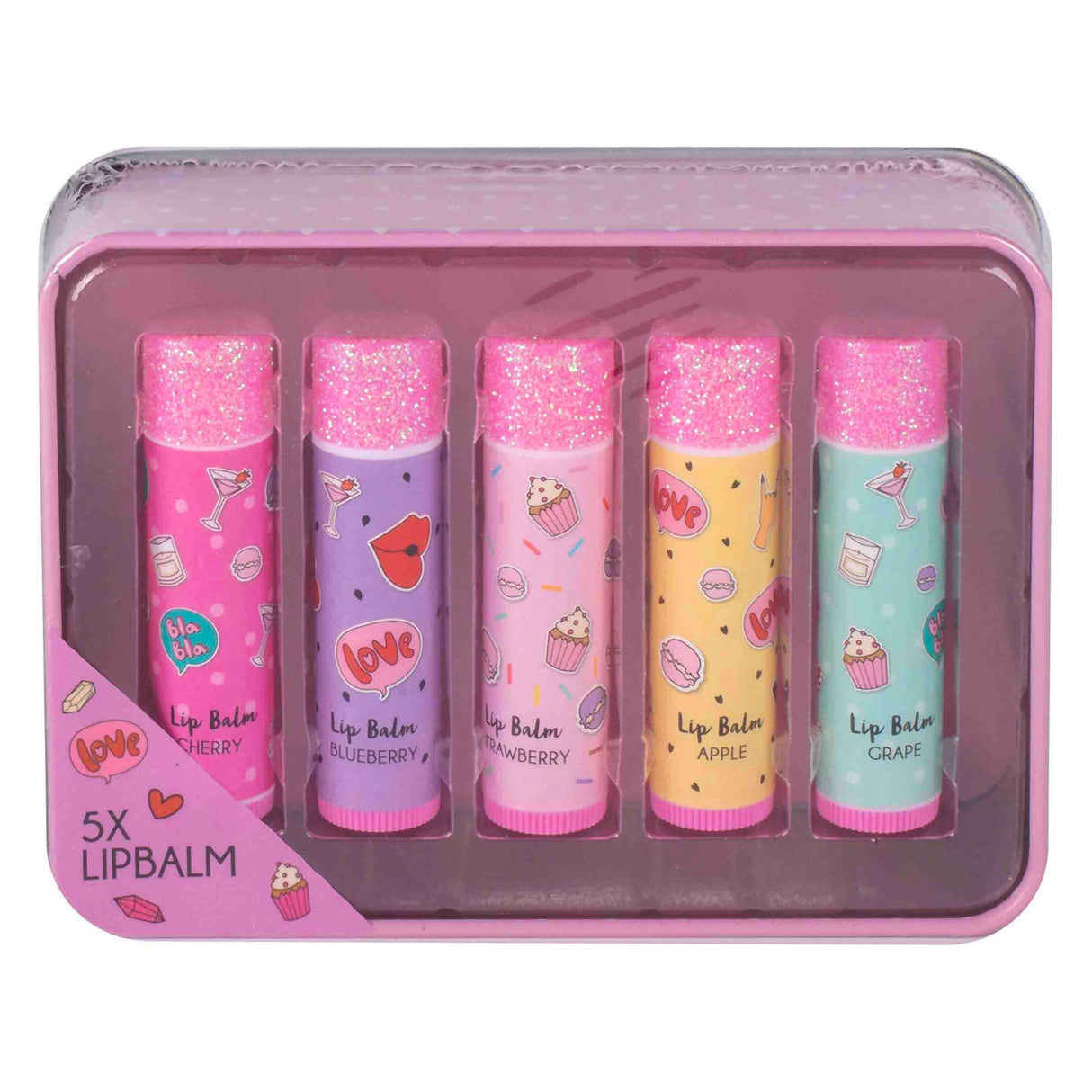 Canenco Create It! Beauty lip balm can of pink