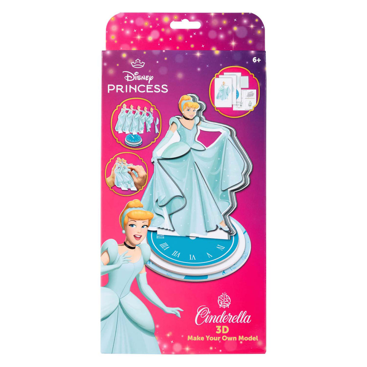 Disney Princess Pepelka naredite svojo 3D figuro