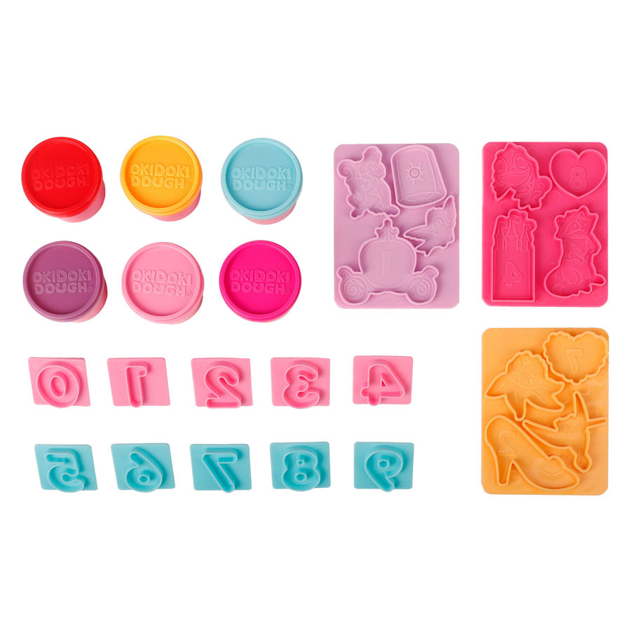 Canenco Disney Princess Modelling Clay Set in Backpack Figures