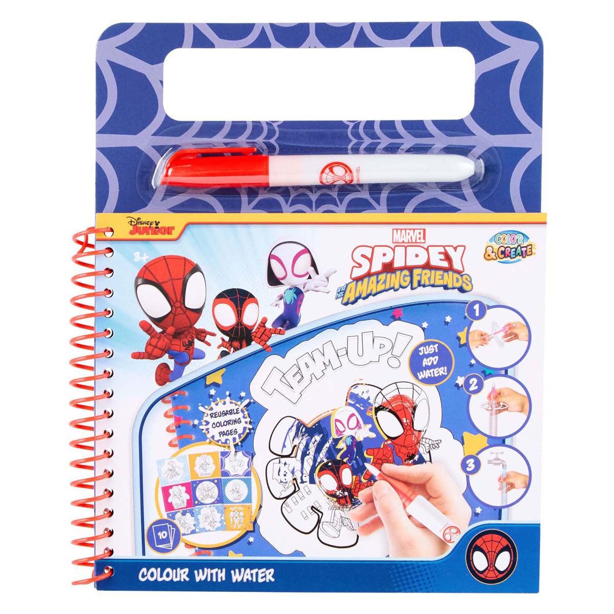 Livre de couleurs d'eau canenco spidey