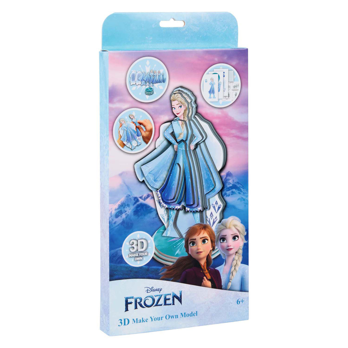 Disney Frozen Vytvořte si vlastní 3D postavu Elsa