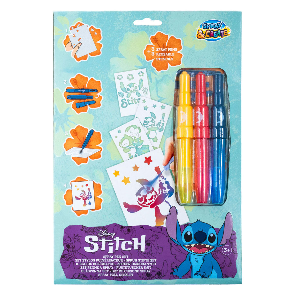 Canenenco Stitch Blaasprennen z 3 zestawem szablonów