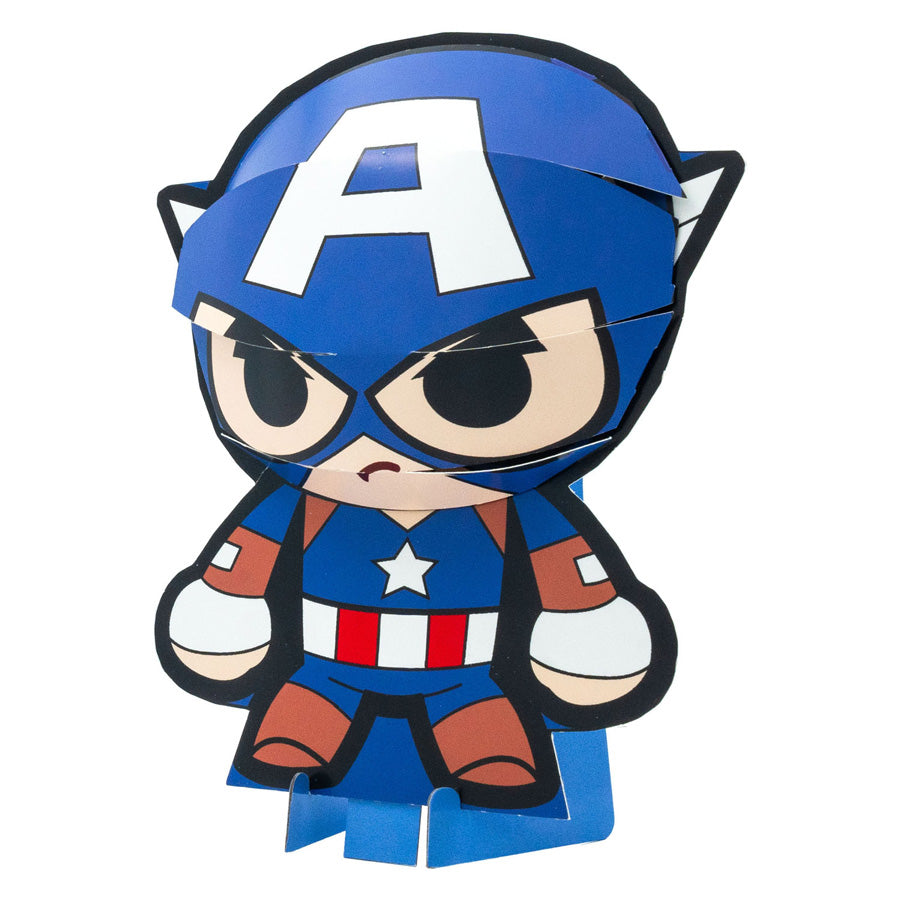 Canenco pliez votre propre carton de figure Marvel 3D