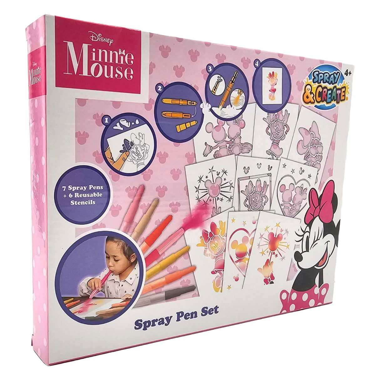Canenco minnie mouse blow pen set