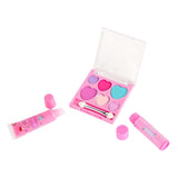 Brandless make-up set in fluffy backpack