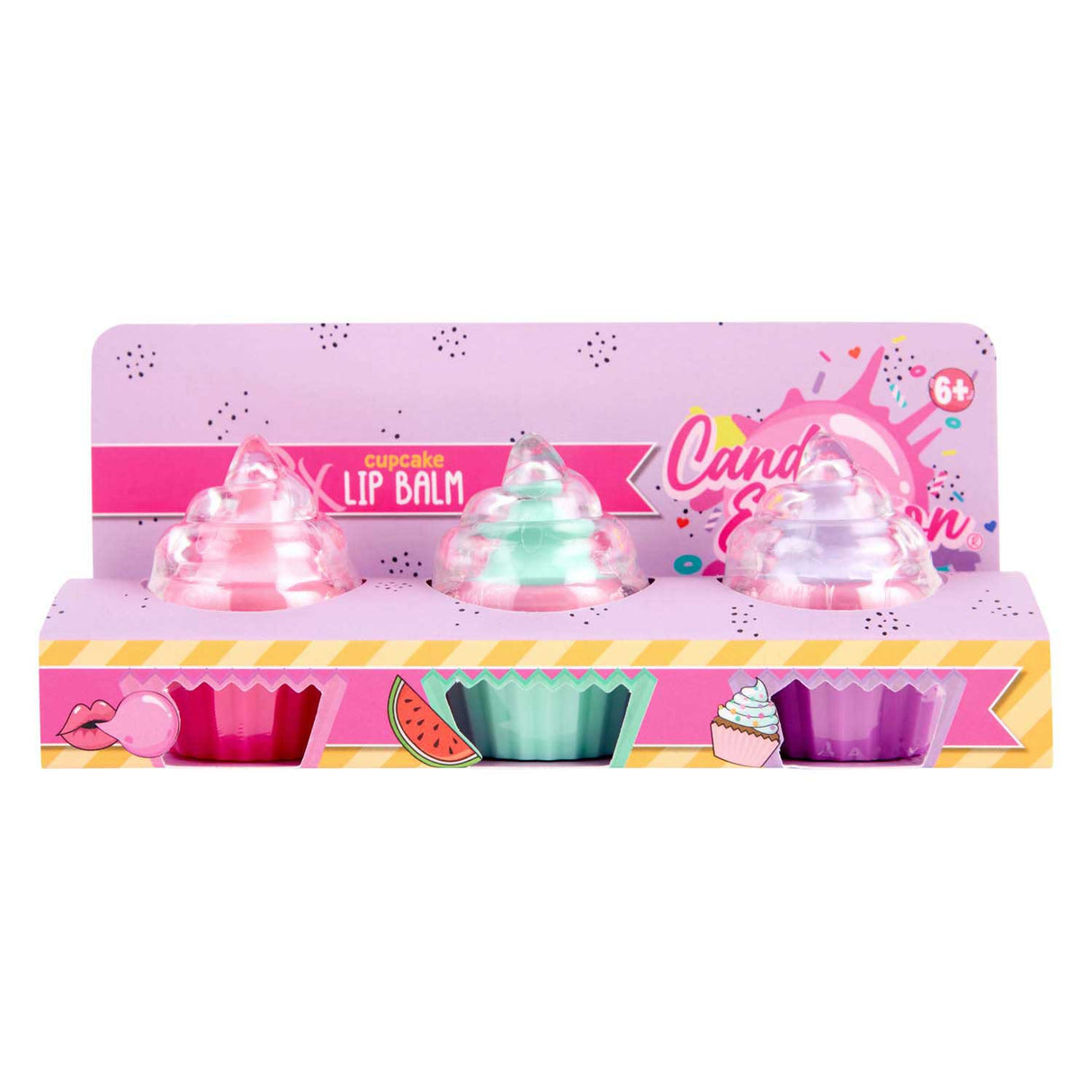 Canenco create it! candy explosion lip balm cupcakes