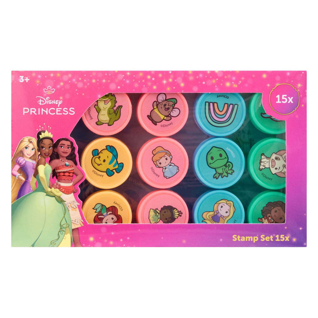 Canenco disney princess stamp set, 15pcs.