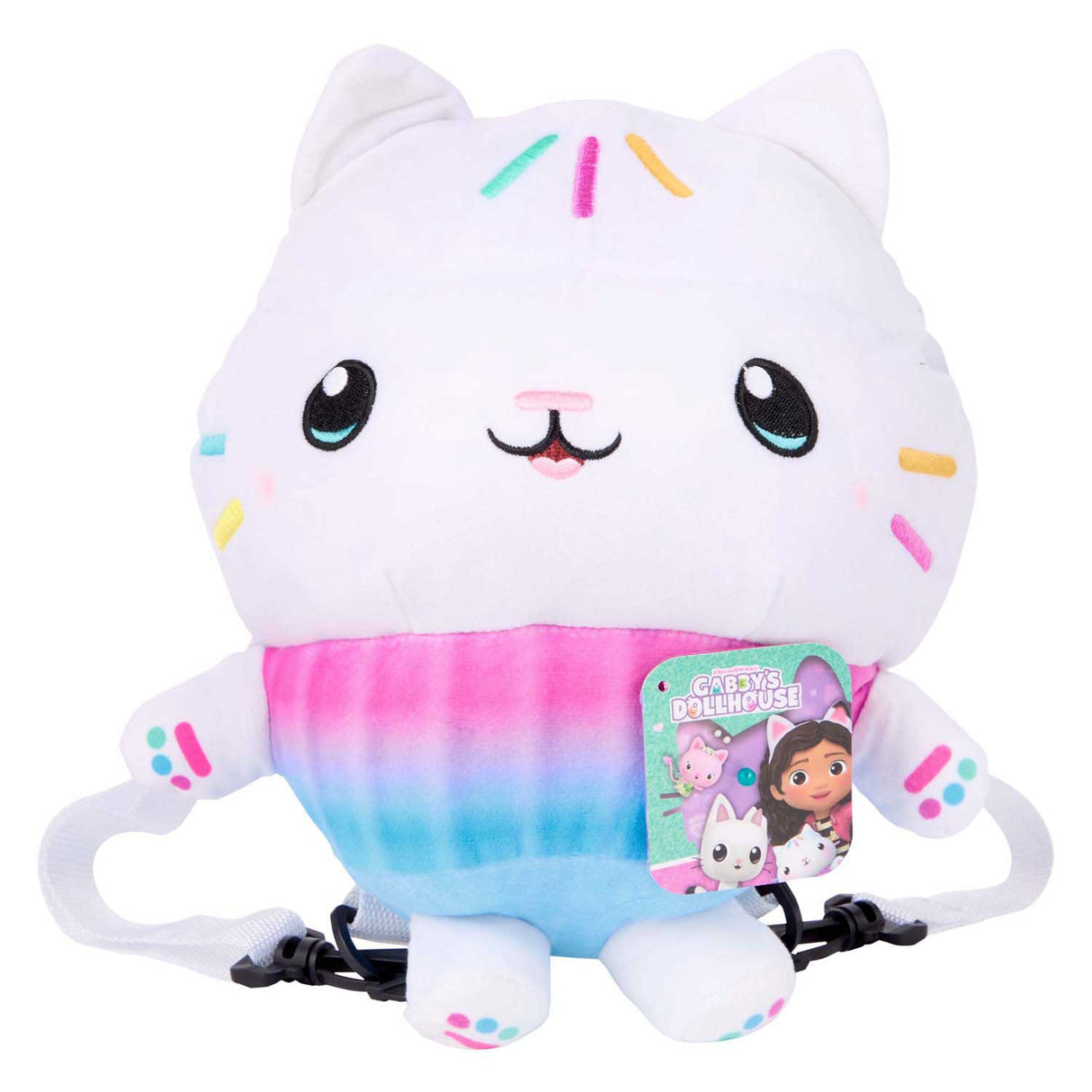 Canenco gabby's dollhouse backpack 3d plush cakey