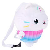 Canenco gabby's dollhouse backpack 3d plush cakey