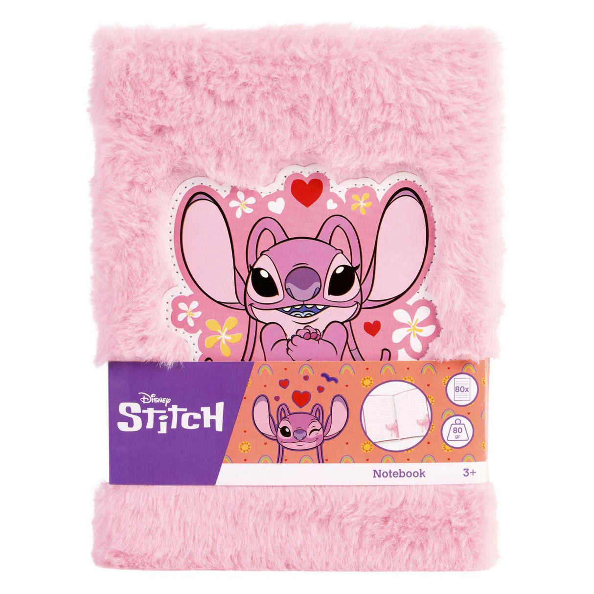 Canenco stitch plush notebook angel