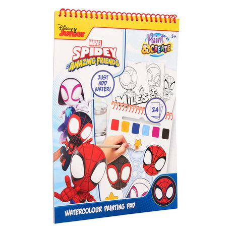 Canenco spidey vattenfärg set bok | 6 stycken