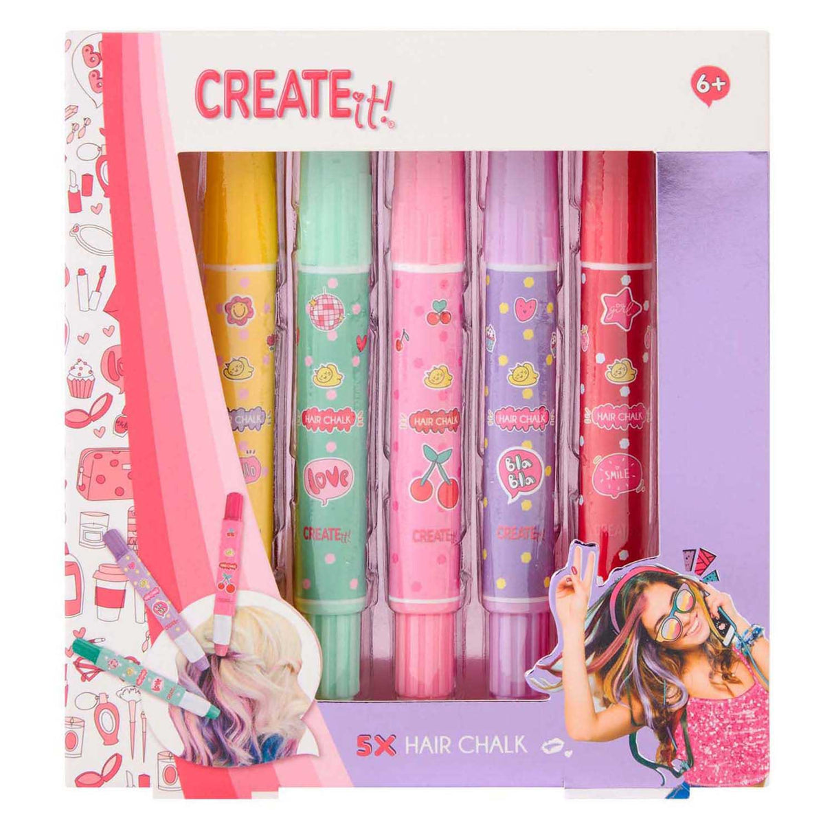 Canenco create it! hair chalk pens - 5 pcs