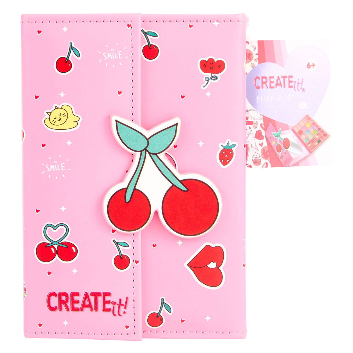 Create it! makeup book cherry magnetic closure | 6 pieces