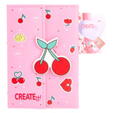 Create it! makeup book cherry magnetic closure | 6 pieces
